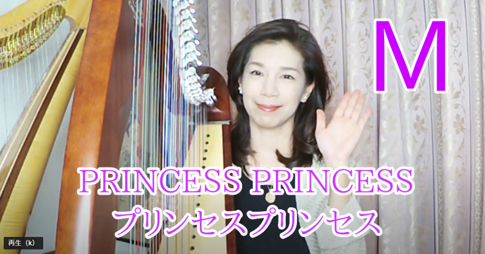 【M】プリンセスプリンセス（PRINCESS PRINCESS） アイリッシュハープ動画