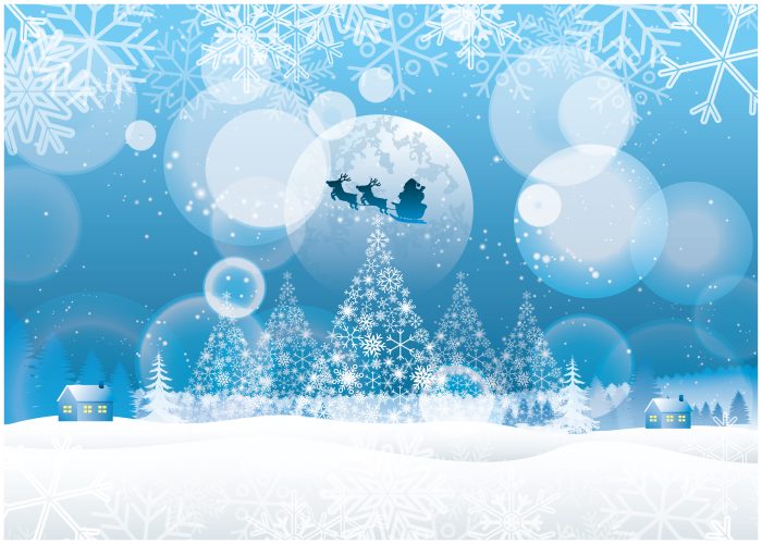 一足先に。　サンタが街にやってくる