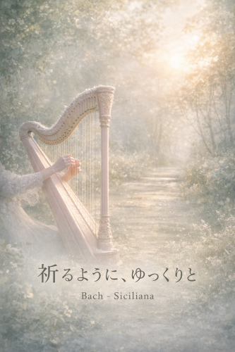 ハープ ヒーリングセレクションから『シチリアーナ（バッハ）』