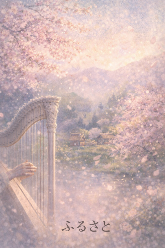 明日のハープ動画『ふるさと』